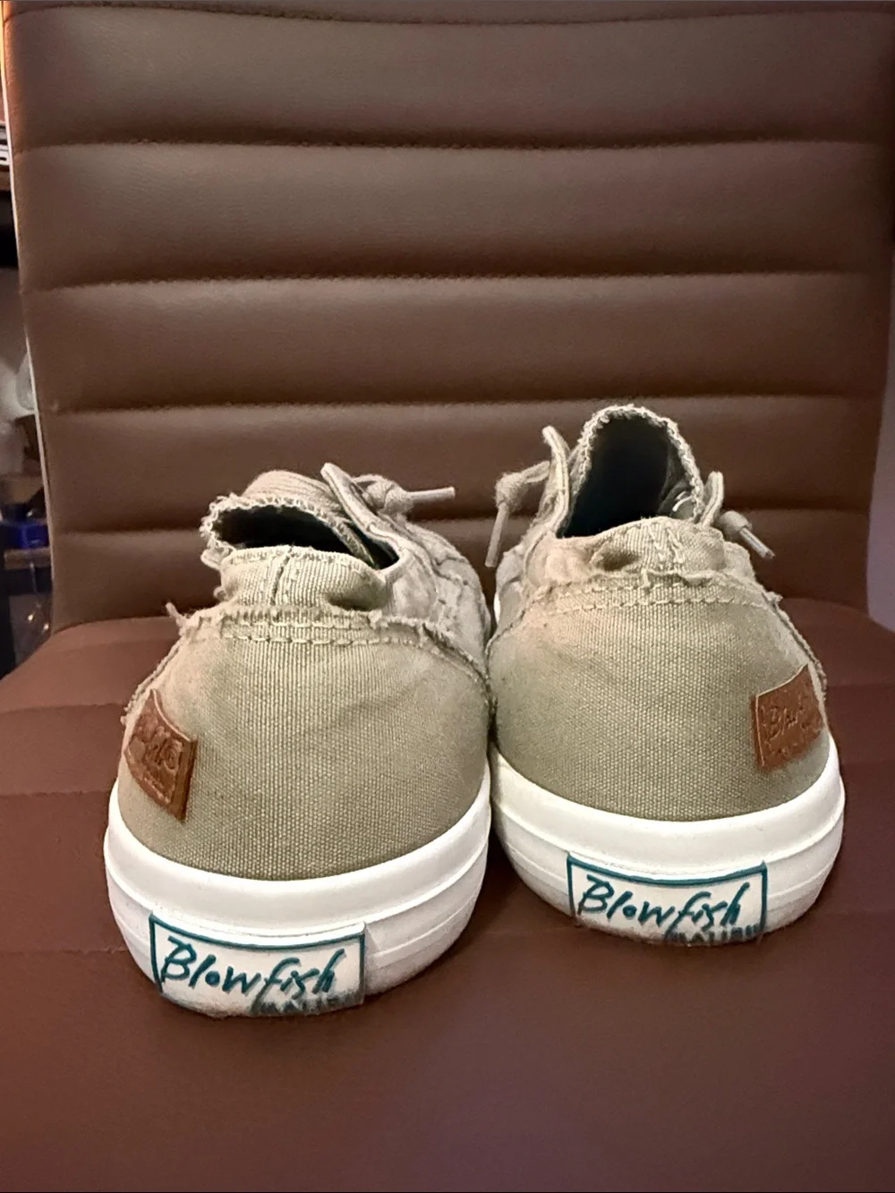 Blowfish Canvas Low-Top Sneakers with White Soles - Worn Once